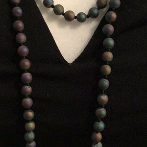 Hand knotted necklace